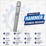 Martelo Mission DTH de alta pressão para perfuração de fundo em rocha, poços artesianos e sondagem.
